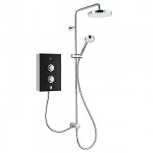 Buy New: Mira Decor Dual Thermostatic Electric Shower 10.8kW - Black Onyx (1.1894.006)