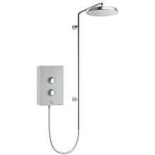 Mira Decor Single Outlet Overhead Electric Shower - 9.5kW - Warm Silver (41523W-SL)