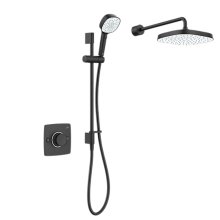 Mira Evoco Dual Outlet Thermostatic Mixer Shower (With HydroGlo) - Matt Black (1.1967.003)