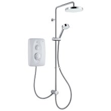 Mira Jump Dual Thermostatic Electric Shower 10.8kW - White/Chrome (1.1788.576)