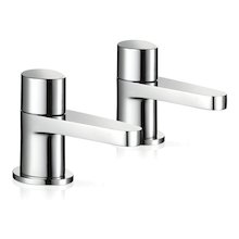 Mira Precision bath pillar taps (2.1817.003)