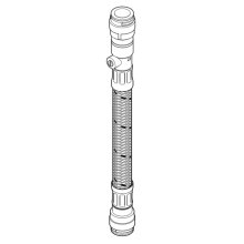 Mira twin-ended pump flexible hose (1745.006)