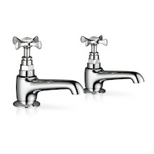 Mira Virtue basin pillar taps (2.1820.002)