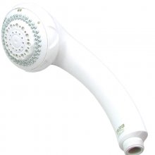 Mira Logic power shower head handset - White (450.04)