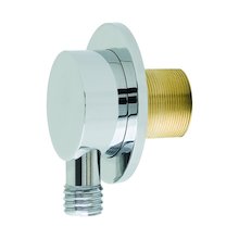 MX Oval wall outlet metal insert - chrome (HJC)