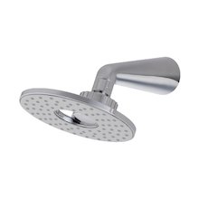 MX Polo single spray fixed overhead shower head with brass arm - chrome (RFB)