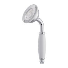 MX Traditional single spray shower head - white/chrome (RPF)