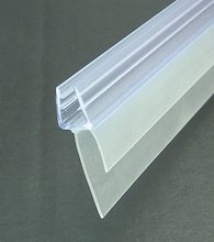 NSS shower screen seal Large Gap to suit 5-6mm thick glass (Seal A2)
