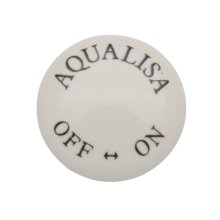 Aqualisa On/off badge - Ceramic (166603)