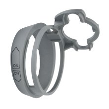 Aqualisa On/off contol graphic ring - Satin chrome (214028)