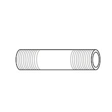 Rada 250mm AD35 nipple 1/2" bsp brass (1.555.74.2.0)