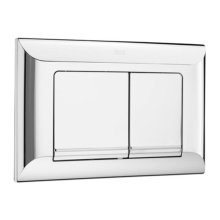 Roca L1 DUAL - Dual Flush Plate for Concealed Cistern - Chrome (A890086001)