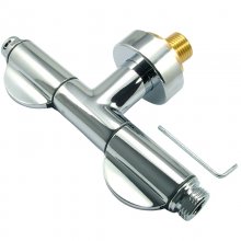 Trevi complete T-valve - chrome (E960738AA)