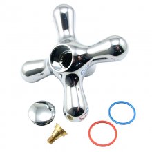 Trevi Traditional volume handle pack - chrome (N059123AA)