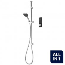 Triton HOST single outlet digital mixer shower & accessory ceiling pack - high pressure - black (HOSDMCRRCIRS)