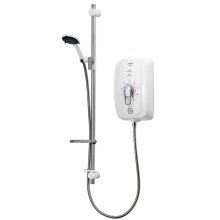 Triton Omnicare Design Thermostatic Electric Shower With Extended Kit and Digital Waste 8.5kW - Whit (TEOMNDD81)