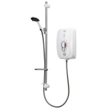 Triton Omnicare Design Thermostatic Electric Shower With Extended Kit and Digital Waste 9.5kW - Whit (TEOMNDD91)