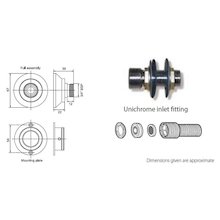Triton Unichrome bar valve fixing kit (UNPIPCON)