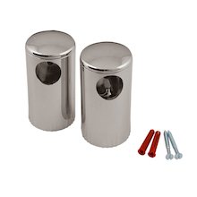 Triton Aaron rail end (x2) - Chrome (83308340)