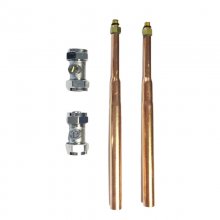Twyford Sola 5mm copper tails (with isolation valve) (SF2751CP)