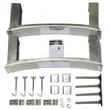 Twyford universal steel bath leg set and wall clips (BG6041XX)