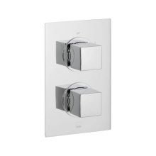 Vado 2 Outlet Thermostatic Shower Valve - Chrome (MIX-148D/2-C/P)
