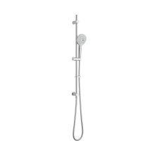 Vado Ora Round 3 Function Slide Rail Shower Kit With Outlet - Chrome (ORA-MFSRKWO-RO-CP)