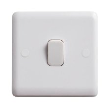 Vimark Curve 10A 1 Gang 2 Way Light Switch (VC1203)