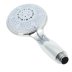 3 spray shower head - chrome (SKU10) - thumbnail image 1