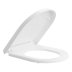 AKW Carbamide Soft Close Toilet Seat With Lid - White (23588) - thumbnail image 1