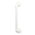 AKW Large Plastic Fluted White Grab Rail - 450mm (01410WH) - thumbnail image 1