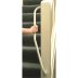 AKW White Powder Coated Steel Grab Rail - Right Handed (01745R) - thumbnail image 1