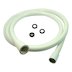 AKW 2.00m plastic shower hose - white (23185) - thumbnail image 1