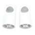 Aqualisa 25mm Adjustable Rail Ends - Pair - White (910523) - thumbnail image 1
