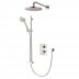 Aqualisa Dream concealed mixer shower with adjustable & wall fixed shower heads HP/Combi (DRMDCV003) - thumbnail image 1