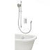 Aqualisa Dream Square Thermostatic Mixer Shower with Adjustable Head and Bath Fill - Chrome (DRMDCV2.ADBTX.SQR) - thumbnail image 1