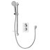 Aqualisa Dream Round Thermostatic Mixer Shower with Adjustable Head - Chrome (DRMDCV1.AD.RND) - thumbnail image 1