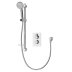 Aqualisa Dream Round Thermostatic Mixer Shower with Adjustable Head - Chrome (DRMDCV1.AD.RND) - thumbnail image 1