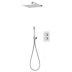 Aqualisa Dream Square Thermostatic Mixer Shower - Chrome (DRMDCV2.HSFW.SQR) - thumbnail image 1
