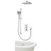 Aqualisa Dream Square Thermostatic Mixer Shower with Bath Fill - Chrome (DRMDCV3.ADFWBTX.SQR) - thumbnail image 1