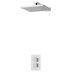 Aqualisa Dream Square Thermostatic Mixer Shower with Wall Fixed Head - Chrome (DRMDCV1.FW.SQR) - thumbnail image 1