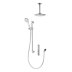 Aqualisa iSystem concealed digital shower digital with adj & ceiling fixed shower heads - HP/Combi (ISD.A1.BV.DVFC.21) - thumbnail image 1