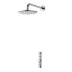 Aqualisa iSystem concealed digital shower with wall fixed shower head - HP/Combi (ISD.A1.BFW.21) - thumbnail image 1