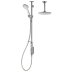 Aqualisa iSystem exposed digital shower with adj & ceiling fixed shower heads - gravity pumped (ISD.A2.EV.DVFC.21) - thumbnail image 1