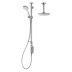 Aqualisa iSystem concealed digital shower with adjustable and ceiling fixed shower heads - Hp/Combi (ISD.A1.EV.DVFC.21) - thumbnail image 1