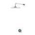 Aqualisa Optic Q Digital Smart Shower Concealed with Fixed Head - Gravity Pumped (OPQ.A2.BR.20) - thumbnail image 1