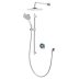 Aqualisa Optic Q Smart Shower Concealed with Adj and Wall Fixed Head - Gravity Pumped (OPQ.A2.BV.DVFW.23) - thumbnail image 1