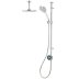 Aqualisa Optic Q Smart Shower Exposed with Adj and Ceiling Fixed Head - Gravity Pumped (OPQ.A2.EV.DVFC.23) - thumbnail image 1