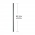 Aqualisa Rise 900mm rail - chrome (910019) - thumbnail image 1