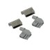 Aqualisa riser rail ends (pair) - chrome (901519) - thumbnail image 1